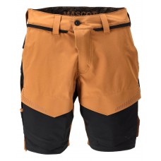 MASCOT SHORTS STRETCH LICHTGEWICHT NOTENBRUIN/ZWART MAAT 24C52 ( a 1 st  )