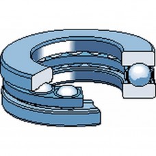 SKF KOGELTAATSLAGER 51205 VV ( a 1 st  )