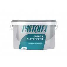 PASTOLEX MUURVERF SUPER MATTE EFFECT 2.5 LITER  PUUR WIT ( a 1 BUS )