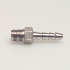 MEGA SLANGPILAAR MET ZESKANT RVS 316 1/2 INCH BSP BUI. X 15MM VLAKDICHTEND VV ( a 1 st  )