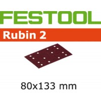 FESTOOL SCHUURSTROOK RUBIN 2 STF-80X133/14-P80-RU2/10 KORREL NML ( a 1 PAK )