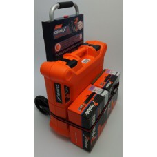 PASLODE NAGELAPPARAAT OP GAS COMBI XI   2-IN-1 + 2 PAKKEN NAGELS + TROLLEY ( a 1 SET )