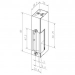 EFFEFF ELECTRISCHE DEUROPENERINSTEEK 14EHZ16 LS/S8-16V 12V ( a 1 st  )