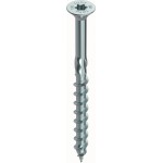 HECO SPAANPLAATSCHROEF TOPIX BLAUW VERZINKT 8.0X180 TORX  PLATKOP NML  ( a 100 st  )